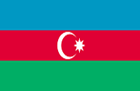 Azerbaijan, Baku Flag