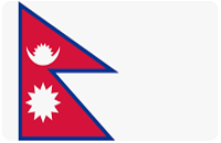 Nepal, Kathmandu Flag